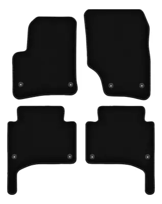 Osnovne črne velur preproge za: Porsche Cayenne I SUV (2002-2010)
