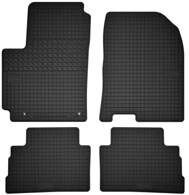 Komplet gumijastih zaščitnih preprog za: Hyundai Kona crossover (od 2017 do 2023)