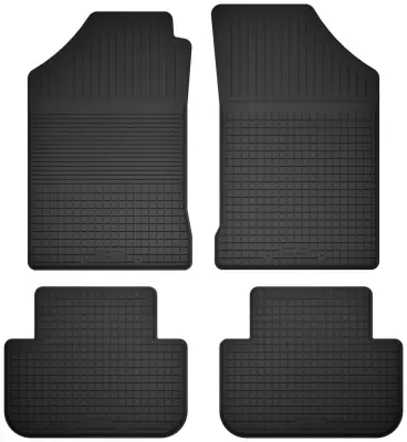 Gumijaste avtotesnilne preproge, komplet 4 kosov, univerzalne za: Renault 19 kabriolet, hatchback, limuzino, chamade (1988-1996)