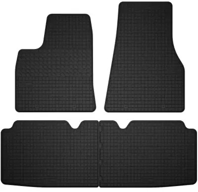 komplet gumijastih tepihov za: Tesla Model SI limuzina (2012 do 2016)