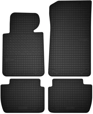 Komplet gumijastih zaščitnih preprog za: BMW 3 E46 compact, coupe, limuzina, karavan, touring (od 1998 do 2007)