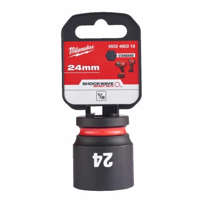 Milwaukee Impact Cap Hex HEX 1/2 "24 mm Shockwave