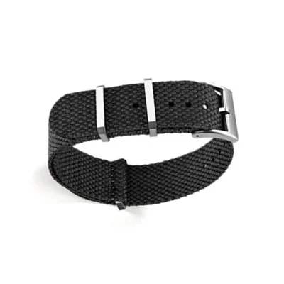 Premium najlonski pašček za uro Omega X Swatch Black 20 mm