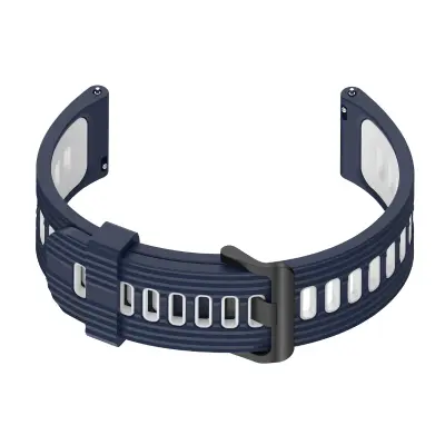 Eleganten silikonski pašček za GT Runner White+Blue