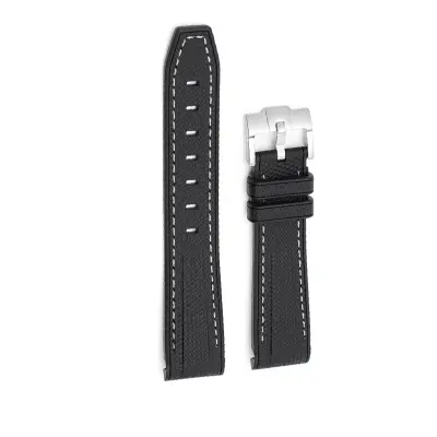 20 mm gumijast pašček za uro za Omega x Swatch Black&White