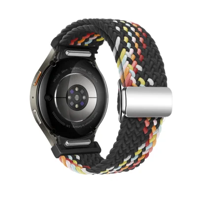 Najlonski pašček za uro Samsung Watch 7 - črno mavricen
