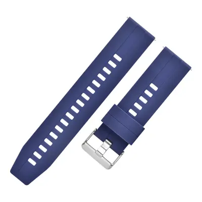 22 mm silikonski pašček za Huawei GT3/Watch 4/Honor/Samsung Blue