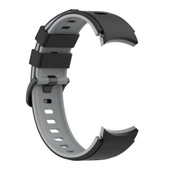Silikonski pašček za uro Samsung Watch 4 Black+Grey