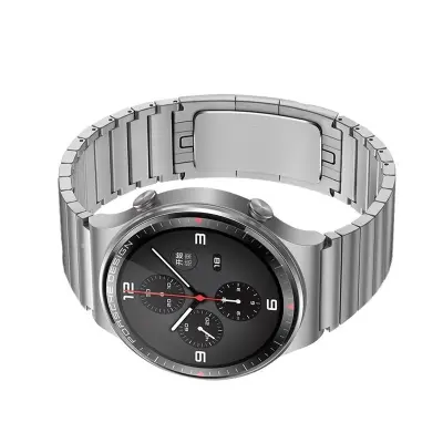 Srebrn pašček za uro iz nerjavečega jekla za Huawei GT3 GT2 Pro 46 mm