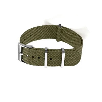 Premium najlonski pašček za uro Omega X Swatch Green 20 mm
