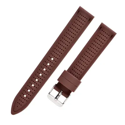 Silikonski pašček za Huawei GT3/Watch 4 Brown 18 mm