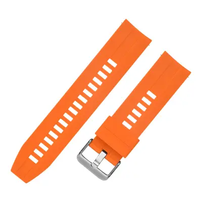 22 mm silikonski pašček za Huawei GT3/Watch 4/Honor/Samsung Orange