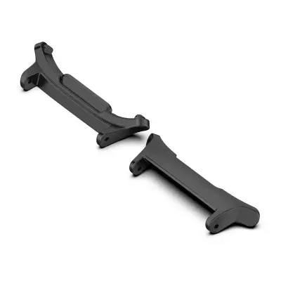 Priključek za pašček ure iz nerjavečega jekla Black 22 mm