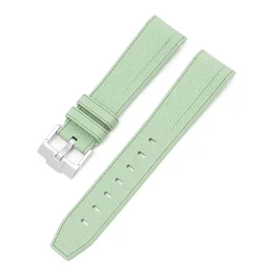 Gumijasti pašček - 20mm pašček za uro za Omega X Swatch Green