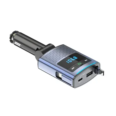 Avtomobilski polnilec: Hitro polnjenje in Bluetooth FM oddajnik