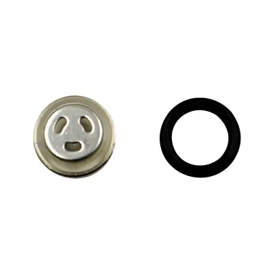 Komplet 4 srebrnih 18 mm oljnih ogledal za motorna kolesa