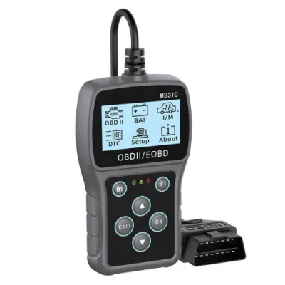 Tester avtomobilskih akumulatorjev z LCD zaslonom MS310, detektor napak ODB2