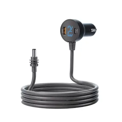 Avtomobilski adapter za cigaretni vžigalnik TR-69R z digitalnim zaslonom