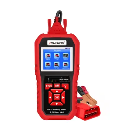 KW890 2 v 1 avtomobilski OBD2 detektor napak + ponastavitev vzdrževalnih lučk