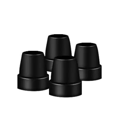 Konice za štirikrako palico - Izboljšana stabilnost in zaščita (paket 4)