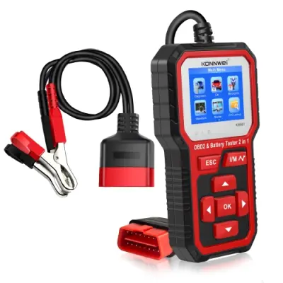KW681 avtomobilski 2,4-palčni TFT zaslon OBD diagnostika napak + tester baterij 6V-12V podpora 9 jezikov