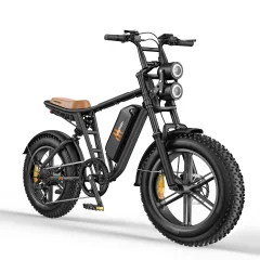 Električno kolo HillMiles MileZoom 1, motor 52V 250W, pnevmatike 20*4,0 palca, 25 km/h