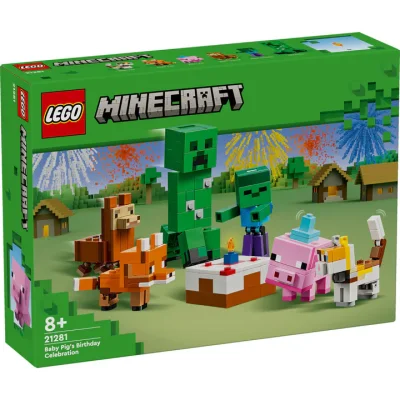 LEGO Minecraft 21281 Rojstnodnevna zabava malega pujska