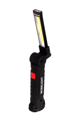 Akumulatorska LED COB delavniška svetilka, 1200 lm, s svetilko, velika