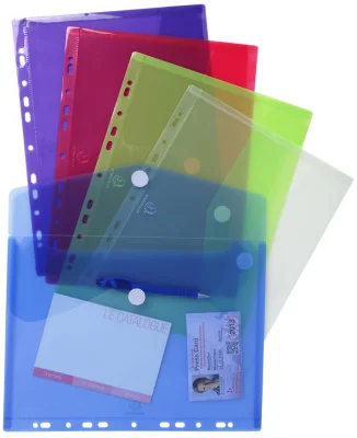 Torba za dokumente EXACOMPTA, DIN A4, PP, prozorna