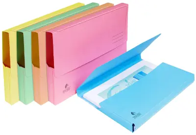 EXACOMPTA torba za dokumente Jura pastel, DIN A4, modra