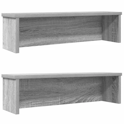 vidaXL Kitchen Racks Stackable 2 pcs siva sonoma50x15x16 cm