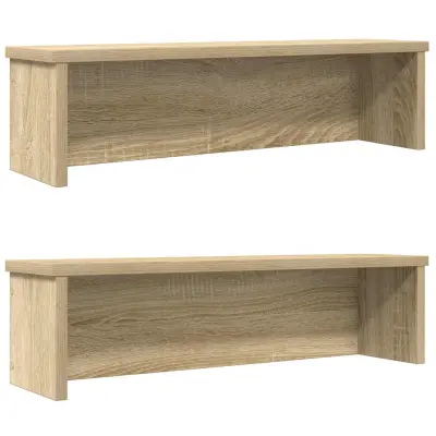vidaXL Kuhinjski regali za zlaganje 2 kosa sonoma hrast 50x15x16 cm