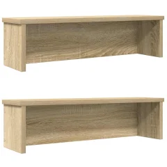 vidaXL Kitchen Racks Stackable 2 pcs sonoma 60x15x16 cm