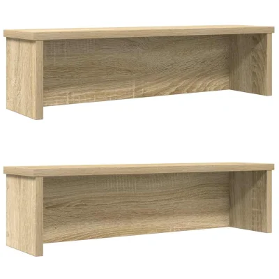 vidaXL Kitchen Racks Stackable 2 pcs sonoma 60x15x16 cm