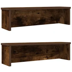 vidaXL Kitchen Racks Stackable 2 pcs dimljeni hrast 50x15x16 cm