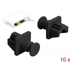 RJ45 protiprašna zaščita Delock (pak/10)