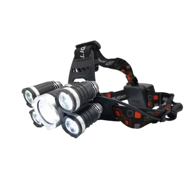 5 x LED naglavna svetilka, polnilna naglavna svetilka