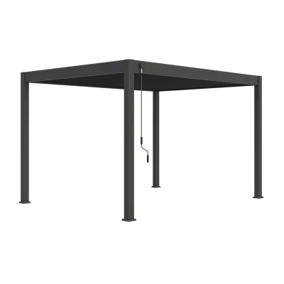 Bioklimatska pergola INTRO PLUS 4x3m, aluminij - prostostoječa