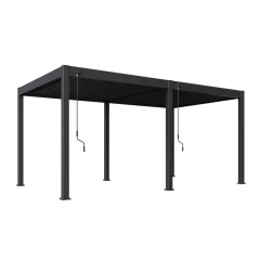 Bioklimatska pergola INTRO NEO 5,3x3 m, aluminij in jeklo – prostostoječa