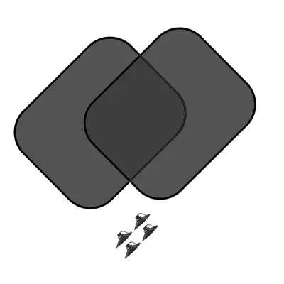 Mrežasta sončna zavesa za avto z priseski (2 kosa)