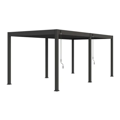 Bioklimatska pergola INTRO PLUS 6x3m, aluminij - prostostoječa