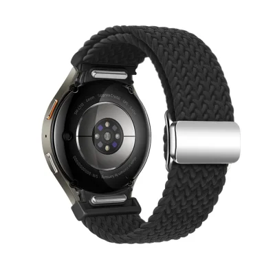 Črn najlonski pašček za uro Samsung Watch 7