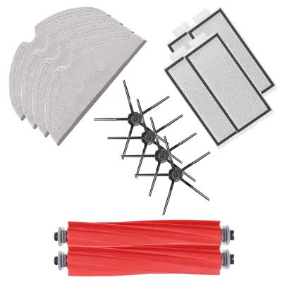 Ultra-pack s krpami in črnimi stranskimi krtačkami za Roborock Q5, Q5 Max, Q7, Q7 Max