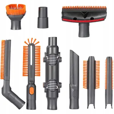 Rosfix Set Sesalnih Nastavkov – Nadomestni Del za Odkurzovalnik Kärcher | 9 Kosov, Ø32 mm, Plastika