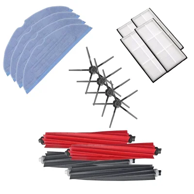Ultra-pack s krpami in črnimi stranskimi krtačkami za Roborock S8