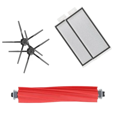 Mega-pack s črnimi stranskimi krtačkami za Roborock Q5, Q5 Max, Q7, Q7 Max