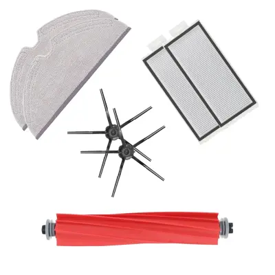 Mega-pack s krpami in črnimi stranskimi krtačkami za Roborock Q5, Q5 Max, Q7, Q7 Max