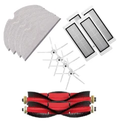 Ultra-pack s krpami in belimi stranskimi krtačkami za Roborock S5, S6, E5, S50, S55