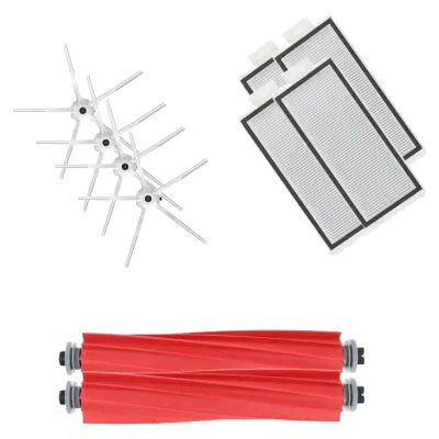 Ultra-pack z belimi stranskimi krtačkami za Roborock Q5, Q5 Max, Q7, Q7 Max