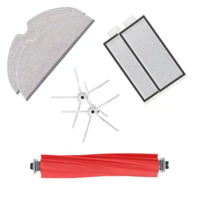 Mega-pack s krpami in belimi stranskimi krtačkami za Roborock Q5, Q5 Max, Q7, Q7 Max